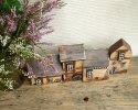 Zestaw drewnianych domków - Ulica Rzemieślników