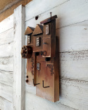 Spichlerz - drewniany wieszak na klucze