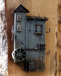 Stodoła - wieszak na klucze ze starego drewna