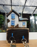 Domek - mały wieszaczek na klucze